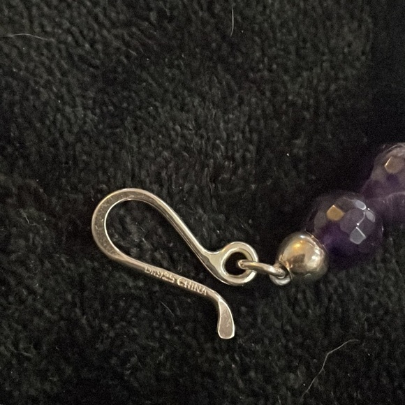 Amethyst & Turquoise bead necklace by Jay King - Picture 10 of 11